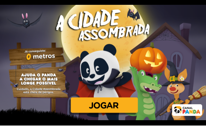 Programação especial Halloween Canal panda - Portal das Crianças