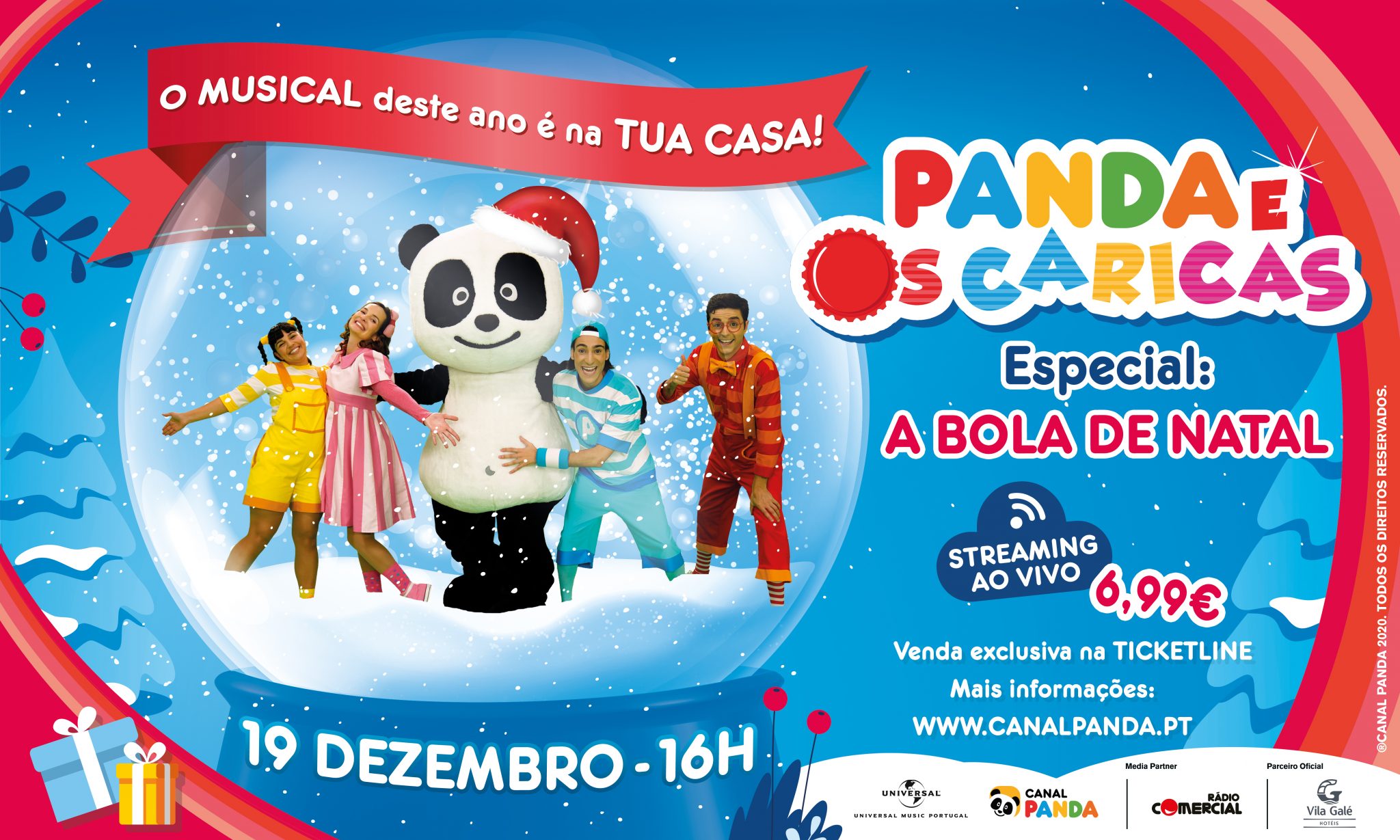 Panda E Os Caricas A Bola De Natal Canal Panda Portugal