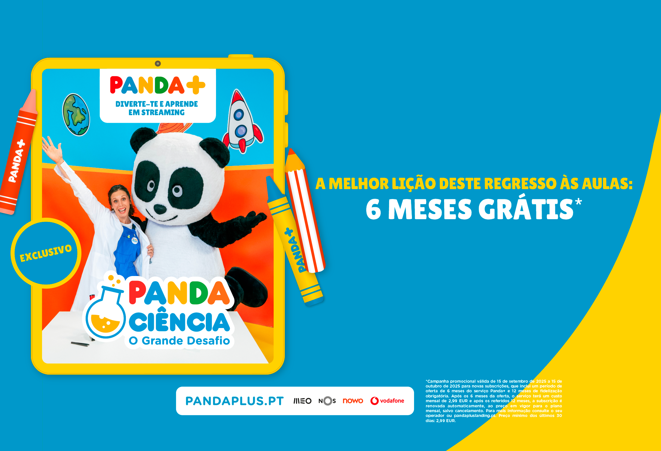 Aproveita 6 meses grátis*  